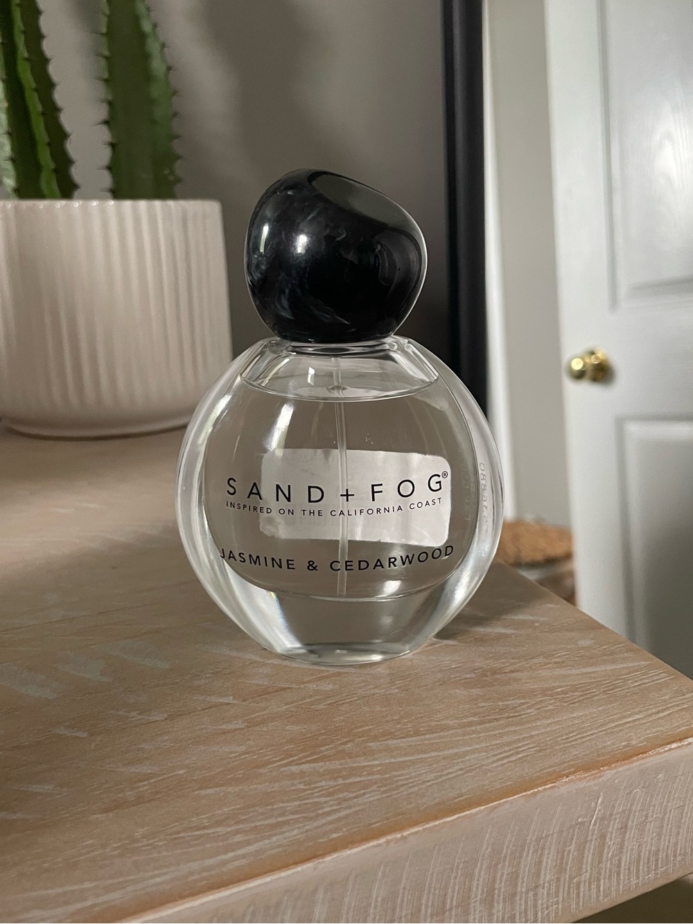 Sand and fog jasmine and cedarwood